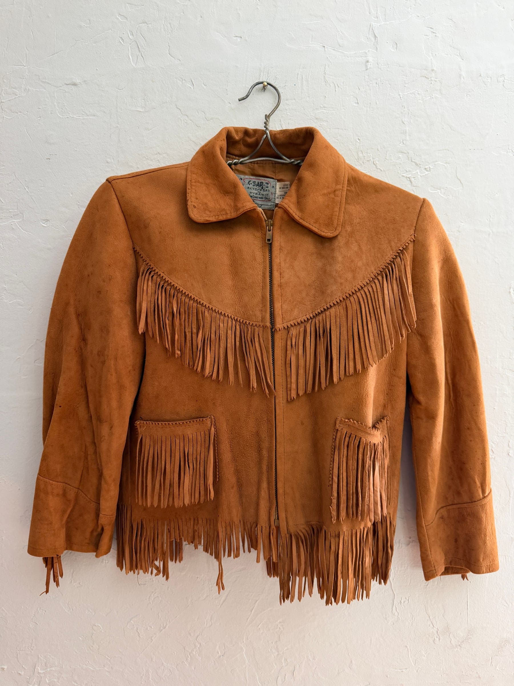 Vintage 1906s Suede Fringe Ranchwear Jacket