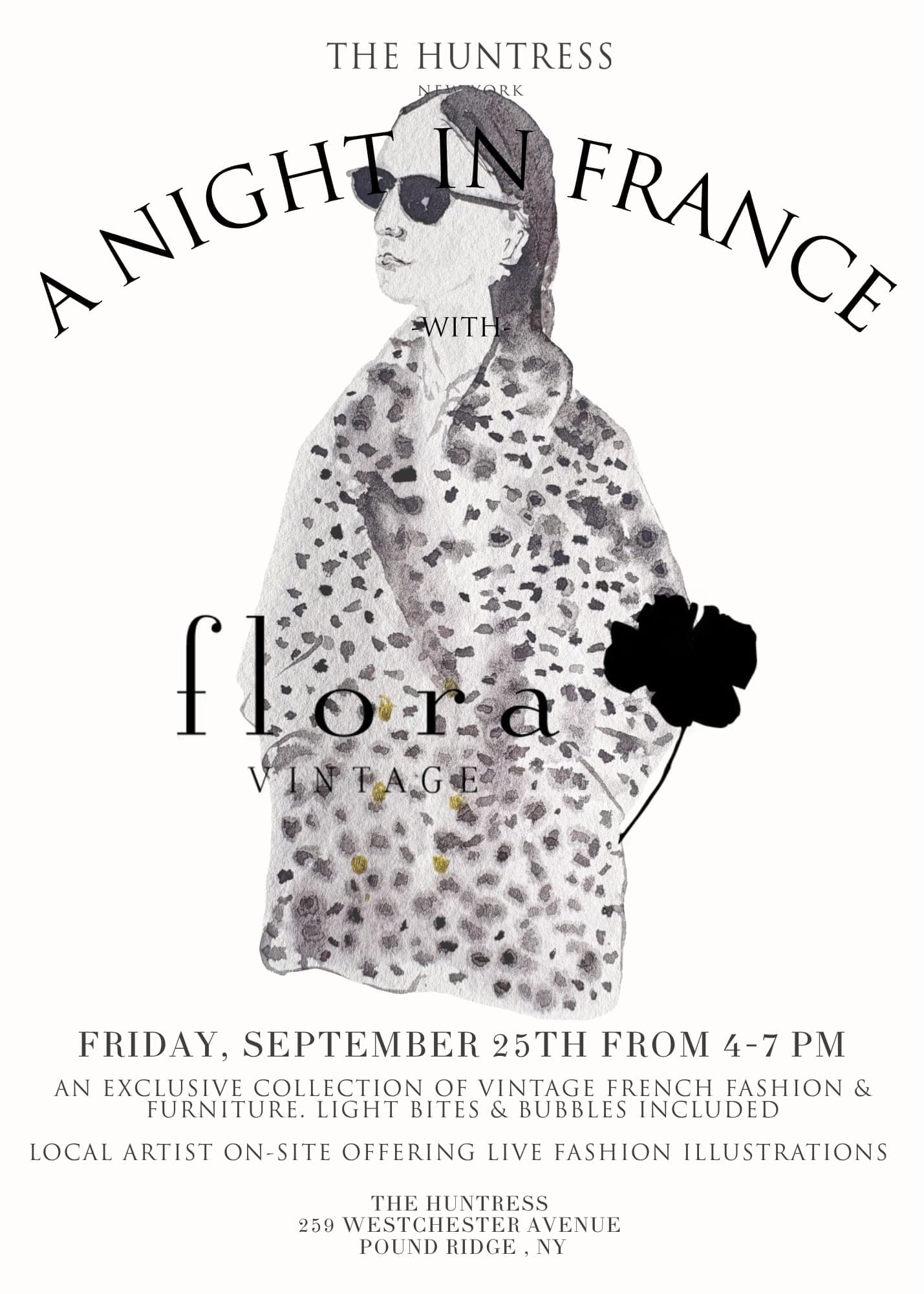 A Night In France with Flora Vintage at The Huntress